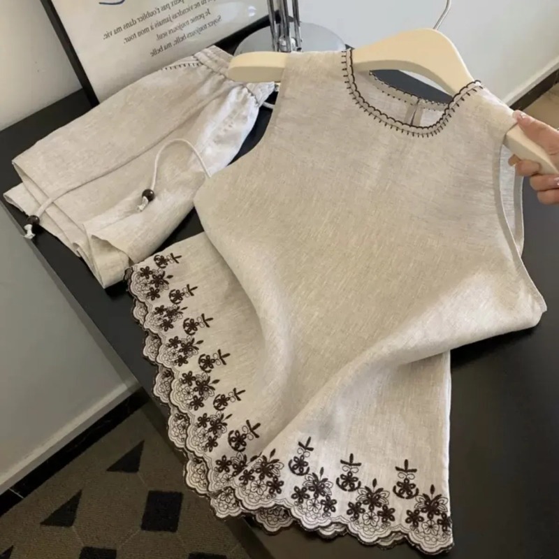 Embroidery Uniforms - Простой стиль Old Money из хлопка
