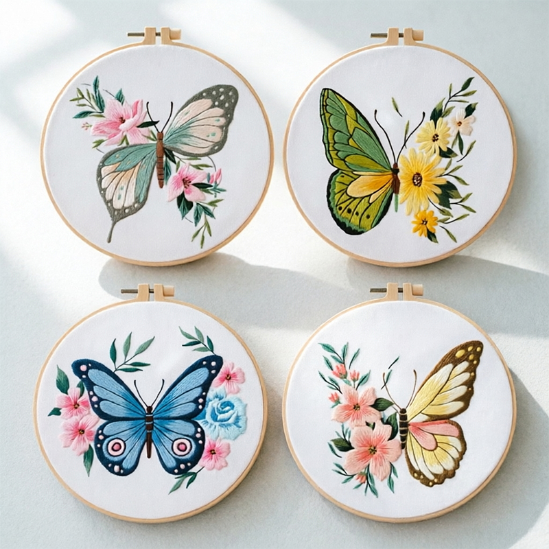 Embroidery Needle - 1 шт. Набор для вышивки бабочки