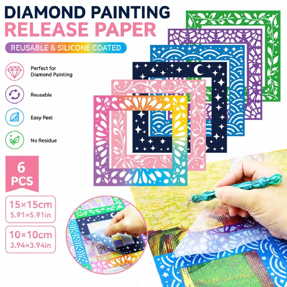 Embroidery Paper - 6 шт. защитной пленки для алмазной