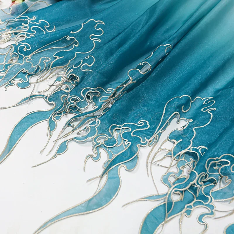 Embroidery Designer - Ткань с вышивкой в китайском стиле,