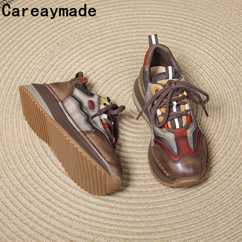 Embroidery Garments - Careaymade-коровь, женские ботильоны из натуральной кожи,