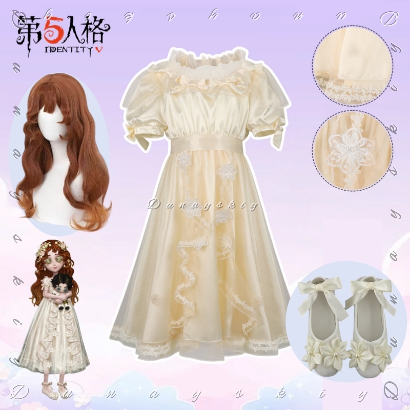 Костюм для косплея Identity V  – обзор и цена Embroidery Yellow Dress