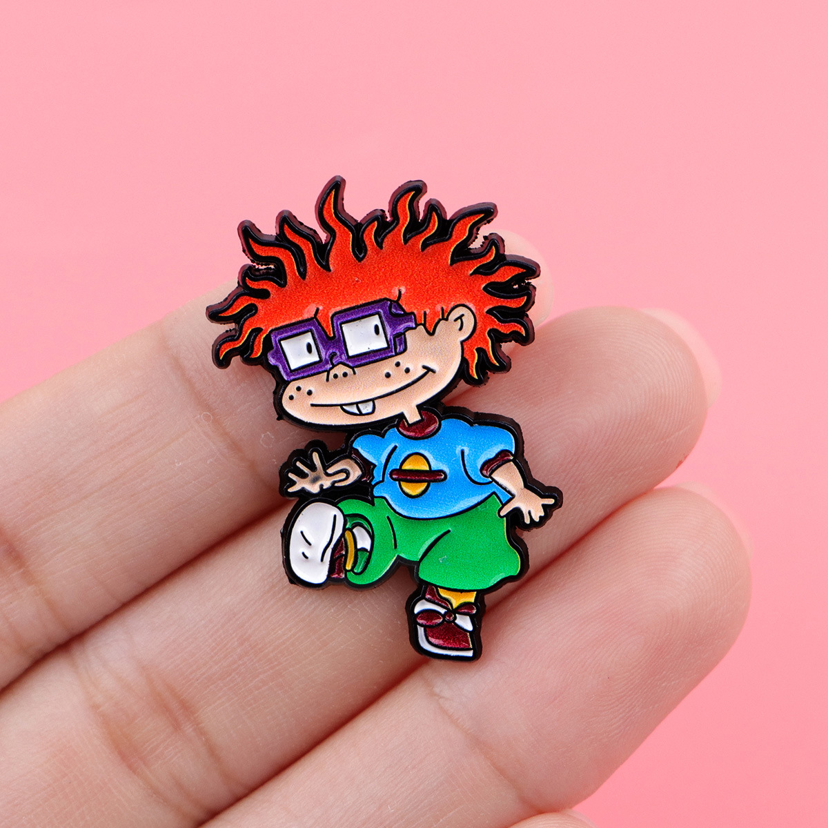 Брошь-значок Rugrats для одежд – обзор и цена Embroidery Wallpaper