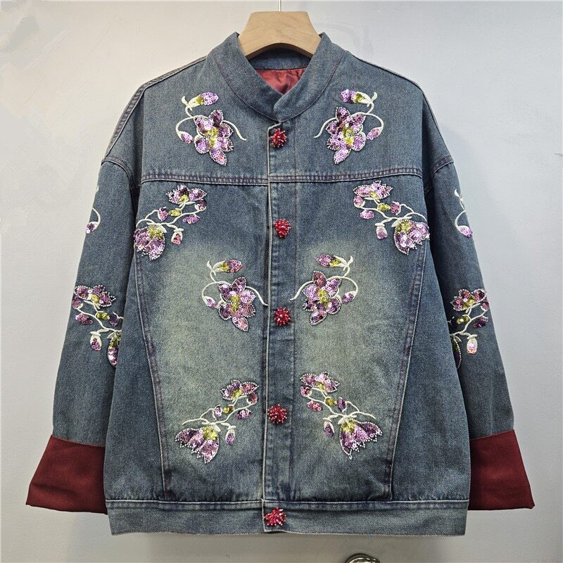 Джинсовая куртка с тяжелой выш – обзор и цена Embroidery Jacket Jeans