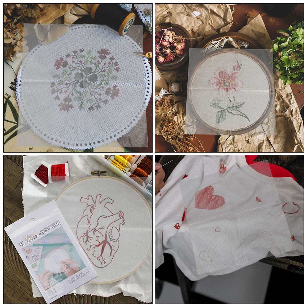 Набор из 8 водорастворимых тра – обзор и цена Embroidery Paper